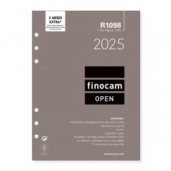 RECAMBIO AGENDA 1 D/P FINOCAM OPEN 1098 FINOCAM REF. 711680025