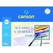 PAPEL ACUARELA A4+ (PACK 6H) 370grs. CANSON R.C200406347