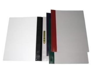 Dossier fastener Folio PVC 150 micras lomo rojo