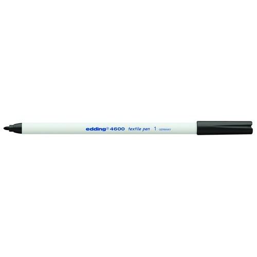 ROTULADOR EDDING 4600 PARA ROPA PUNTA REDONDA 1mm. NEGRO R.4600-01