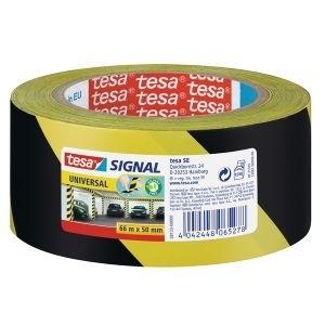 CINTA SEÑALIZACION 50mmX66m. TESA SIGNALUNIVERSAL AMARILLO/NEGRO R.58133-00000-00