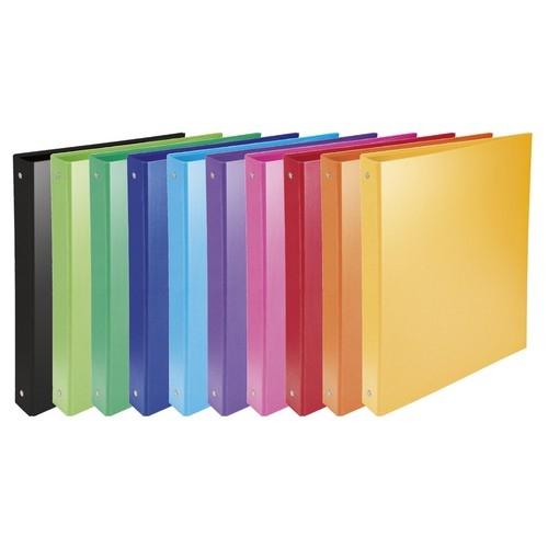 CARPETA ANILLAS A5 2 ANILLAS 25MM CARTÓN FORRADO IDERAMA COLORES SURTIDOS EXACOMPTA