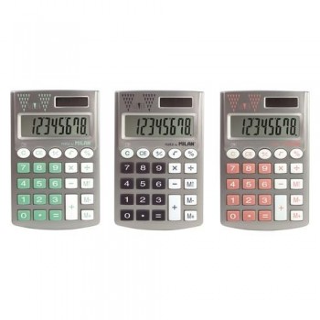 Calculadora bolsillo 8 dígitos MILAN Pocket Silver