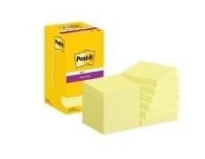 NOTAS ADHESIVAS POST-IT 76X76 SUPER STICKY AMARILLO 90H (PACK 12u.) R.7100290155