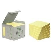 NOTAS ADHESIVAS 76X76 RECICLADAS AMARILLO POST-IT (PACK 6u.) R.7100172252