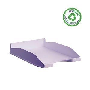 BANDEJA APILABLE ECOLOGICA 345X255X60mm. MALVA PASTEL R.742 ML PS