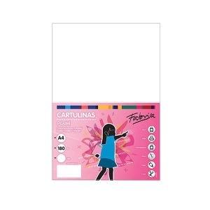 CARTULINA DIN A4 180gr (50H) BLANCO FABRISA R.15452