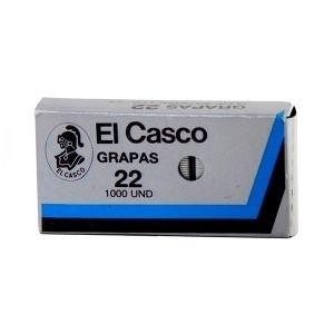 GRAPAS Nº 22 EL CASCO GALVANIZADAS (1000 UDS) REF. 1G00221