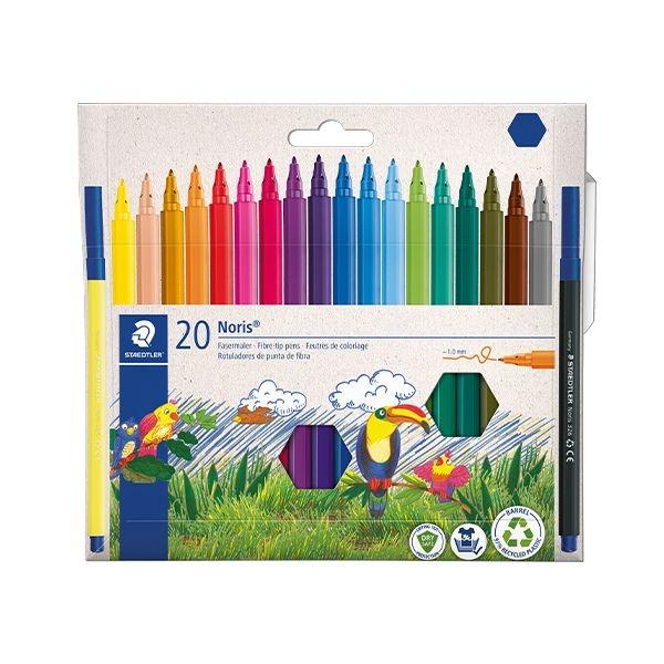 ROTULADORES NORIS CLUB 326 (20u.) STAEDTLER ESTUCHE CARTON R.326 C20