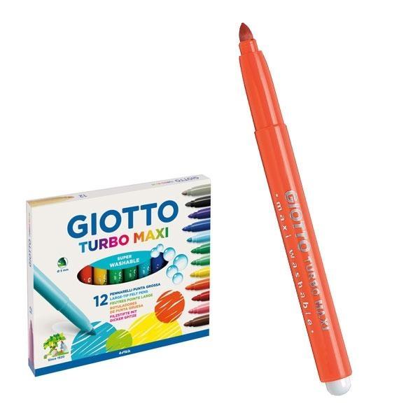 ROTULADORES GIOTTO TURBO MAXI (12u.) NARANJA F456005