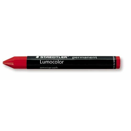 CERA LUMOCOLOR (1 UD.) OMNIGRAPH PERMANENTES ROJO STAEDTLER R.236-2