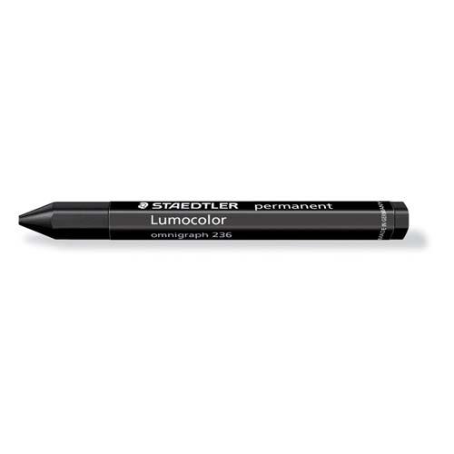 CERA LUMOCOLOR (1 UDS) OMNIGRAPH PERMANENTES NEGRO STAEDTLER R.236-9