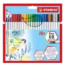 ROTULADORES PEN 68 BRUSH (24) STABILO REF. 568/24-211