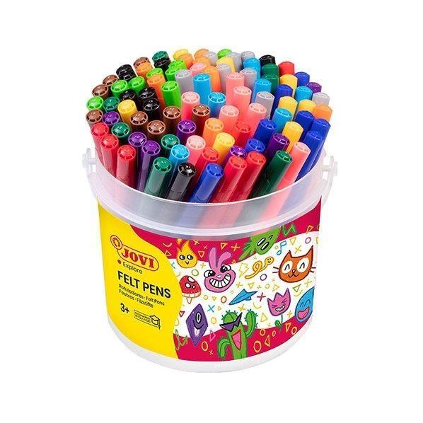 ROTULADORES JOVI (BOTE 96u.) COLORES SURTIDOS R.1696