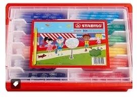 ROTULADORES STABILO POWER (PACK 144UDS) REF.F028144N