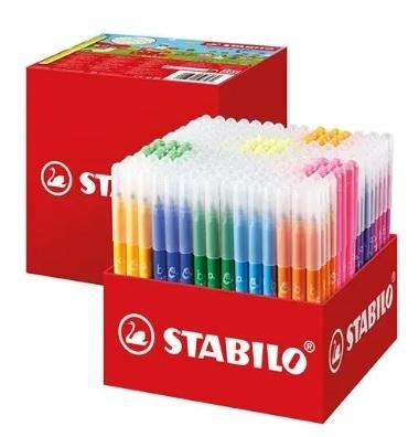 ROTULADORES STABILO TRIO AZ (PACK 240 UDS) REF. 378/240-02