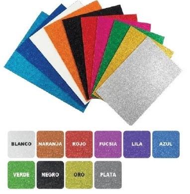 GOMA EVA 40X60cm PURPURINA BIODEGRADABLE VERDE PRYSE (10 UDS) REF. 5020318
