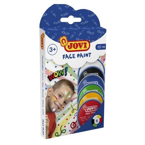 MAQUILLAJE CREMA 8ml. (6 BOTES) SURTIDOS FACE PAINT JOVI R.171