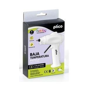 PISTOLA SILICONA MINI PLICO CON BATERIA 25W REF. 1661
