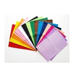 FIELTRO 20X30cm (10 UDS) COLORES SURTIDOS PRYSE REF. 5060000