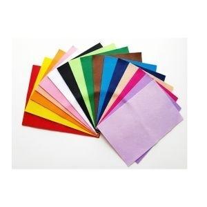 FIELTRO 40x60cm (10 UDS) COLORES SURTIDOS PRYSE REF. 5062000
