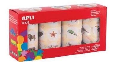 GOMETS APLI ANIMALES 33mm (PACK 4 ROLLOS) REF. 20054