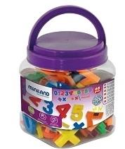 NUMEROS MAGNETICOS JUMBO MINILAND 45mm 68 UDS REF. 97923