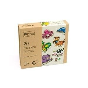 ANIMALES MAGNETICOS (20 UDS) ANDREUTOYS REF. 013259