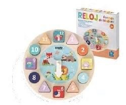 PUZZLE MADERA RELOJ ENCAJABLE DOHE REF. 64009