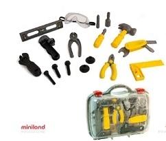 MALETIN BRICOLAJE MINILAND CON ACCESORIOS REF. 97003