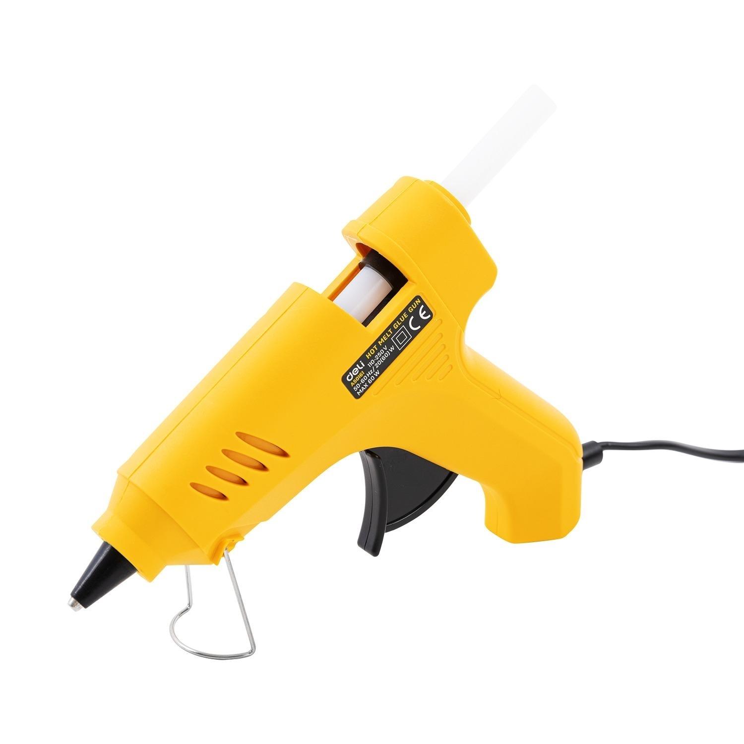 PISTOLA SILICONA TERMOFUSIBLE STICK UP EA50161 60W PARA BARRAS DE 11mm. DELI R.481010