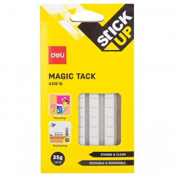 BLU-TACK  BLANCO CUARTEADO MAGIC TACK 35gr. DELI REF. EA21610