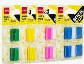 INDICE ADHESIVO 44x25mm DELI 2COL.x50H REF. EA10001