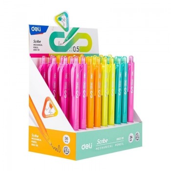 PORTAMINAS 0,5 DELI SCRIBE COLORES SURTIDOS REF. EU60200