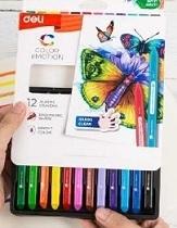 CERAS PLASTICAS DELI COLOR EMOTION (12u.) TRIANGULARES EC20000 R.483006