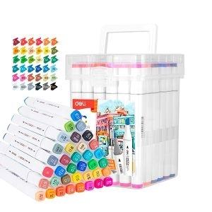 ROTULADORES DOBLE PUNTA (36u.) COLOR EMOTION E70801-36 MALETIN PP DELI R.483018