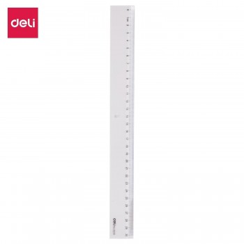 REGLA 30cm DELI PLASTICO TRANSPARENTE REF. E6230