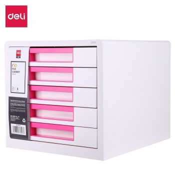 MODULO 5 CAJONES ABS MAGENTA DELI RIO 275x340x260mm REF. EZ01043