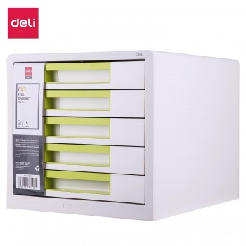 MODULO 5 CAJONES ABS VERDE DELI RIO 275x340x260mm REF. EZ01053