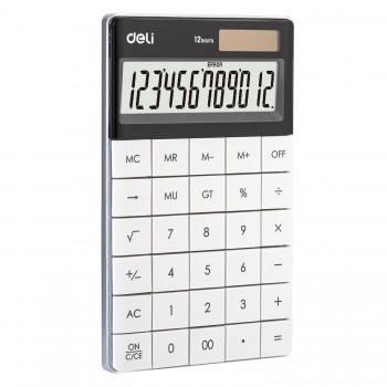 CALCULADORA SOBREMESA 12 DIGITOS DELI E1589 BLANCO