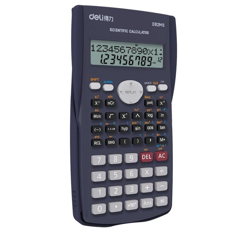 CALCULADORA CIENTIFICA DELI ED82MS 12 DIGITOS NEGRO R.489017