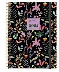 AGENDA S/V PLUS ESPIRAL NATURA FANTASY GARDEN REF. MR34190