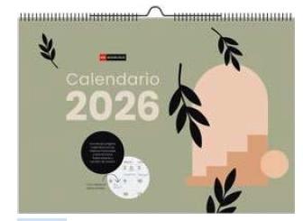 CALENDARIO PARED A3 2026 ABSTRACT REF. MR28376