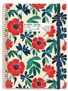 AGENDA S/V PLUS ESPIRAL NATURA  ANEMONA  REF. MR34540