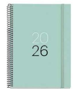 AGENDA S/V PLUS ESPIRAL BASIC CALM AQUA REF. MR34295