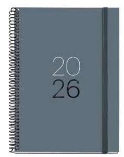 AGENDA S/V ACTIVA ESPIRAL BASIC CALM  GRAFITO REF. MR38272