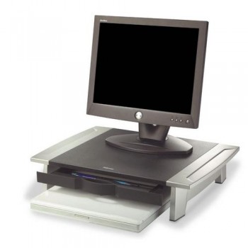 SOPORTE PARA MONITOR C/BANDEJA OFFICE SUITES GRIS FELLOWES R.8031101