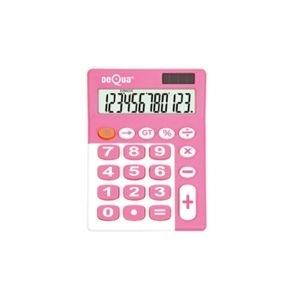 CALCULADORA SOBREMESA 12 DIGITOS ROSA DEQUA R.79857853
