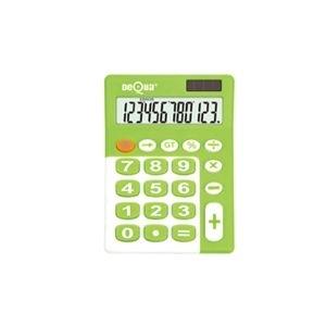 CALCULADORA SOBREMESA 12 DIGITOS VERDE DEQUA R.79857820