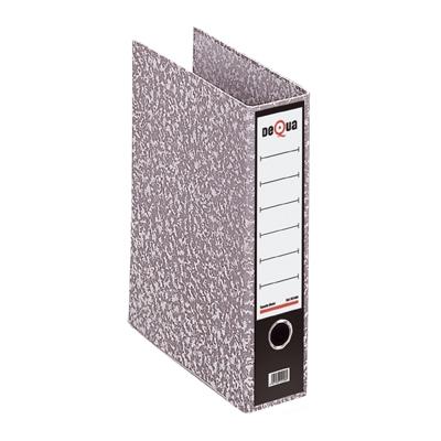 ARCHIVADOR A4 SIN RADO JASPEADO GRIS DEQUA R.10156